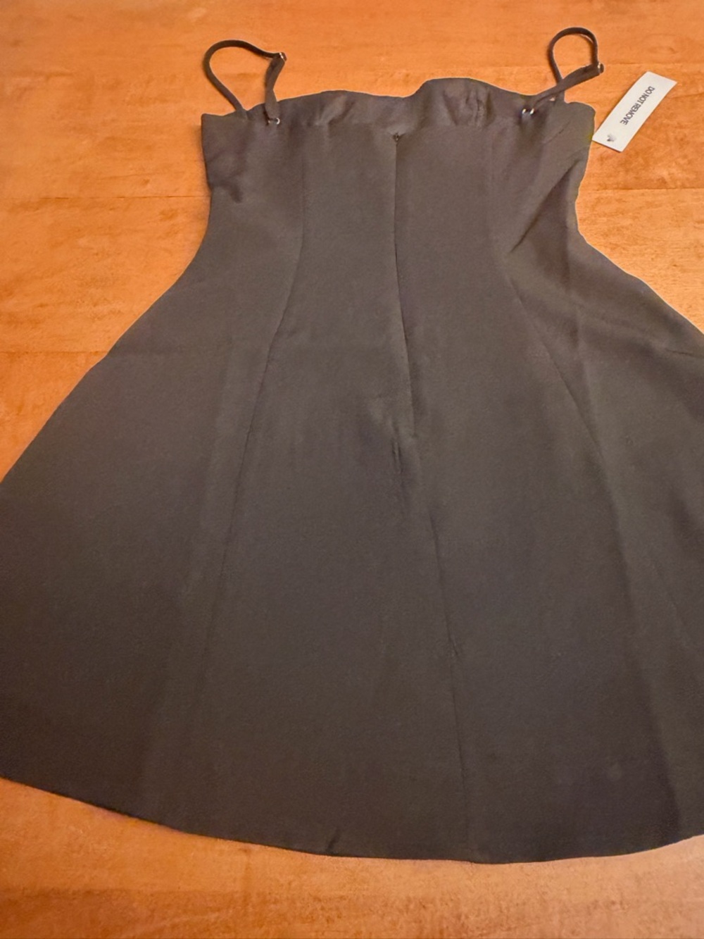 Princess Polly Easy to Love Black Spaghetti-Strap Mini Dress - Picture 6 of 8